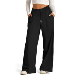 Pantalón Algodón Palazzo Tela Ligera Elasticados Wide Leg
